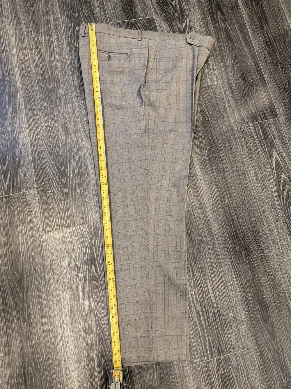 Nautica Light Gray Windowpane Suit Jacket & Pants